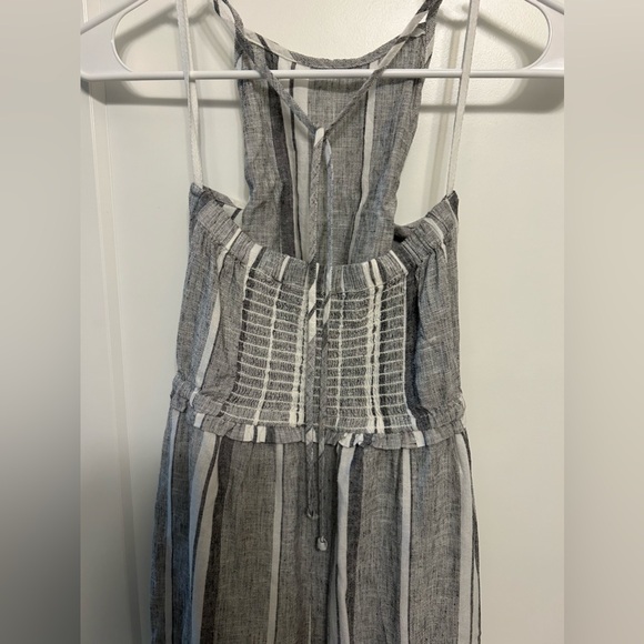 Cloth & Stone Striped Linen Blend Jumpsuit - Picture 9 of 11